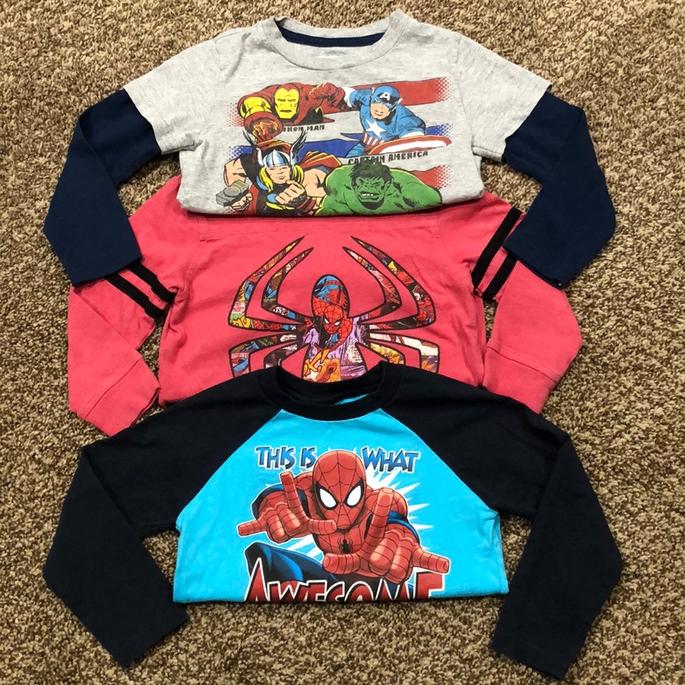 Marvel Long Sleeve Lot